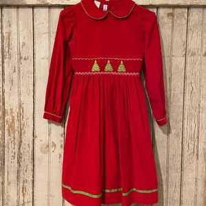 Smocked Christmas Dress